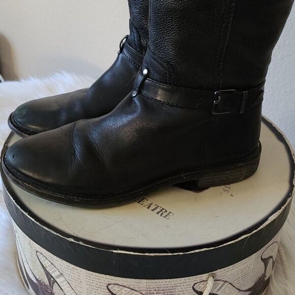 Gianni Bini Leather Riding Boots - Picture 2 of 11